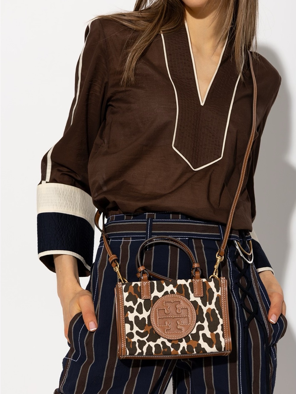 Tory Burch Ella Mini Tote | Leopard